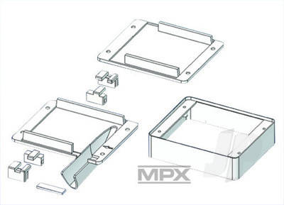 Multiplex Wing Servo Mount (pair)