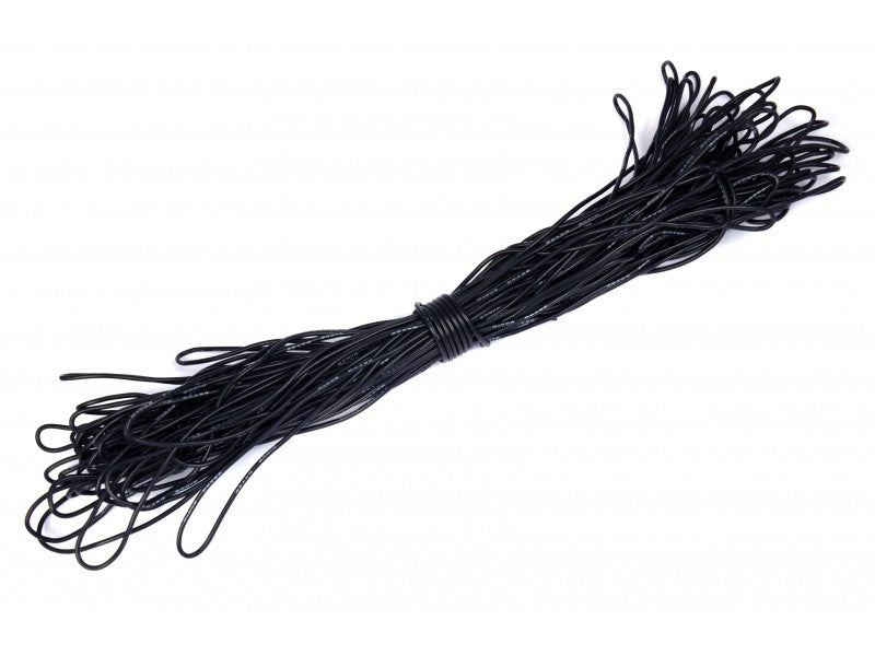 0.8mm Soft Silicone Wire 20AWG Black-25m Roll- SKU 2862