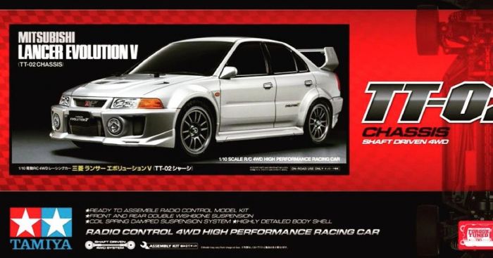 Tamiya LANCER EVO V TT-02 Kit (58713)