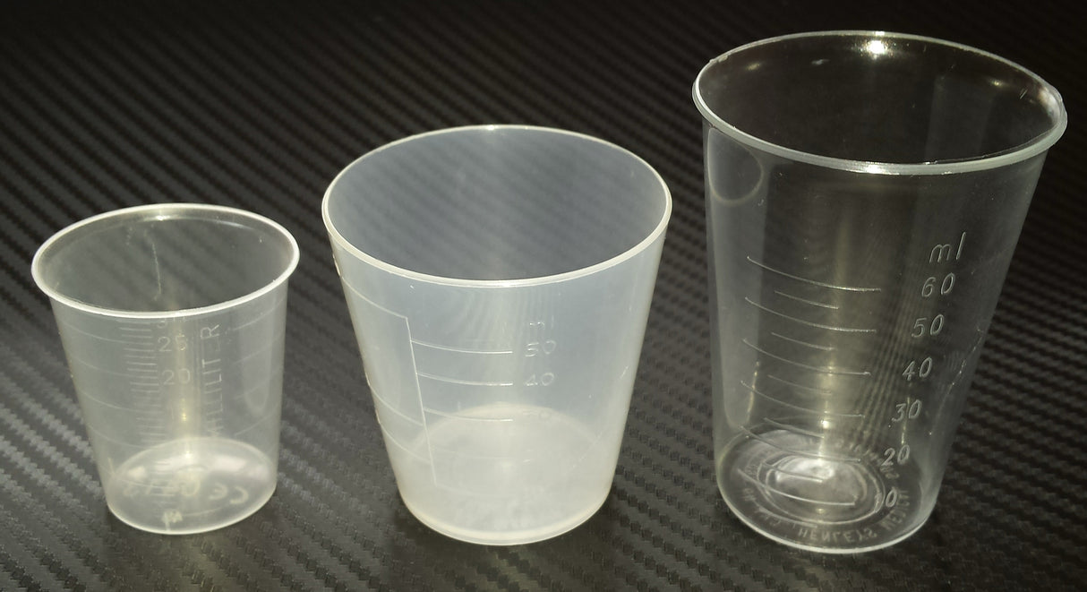 Bucks Composites 60ml Graduated Mixing Pots