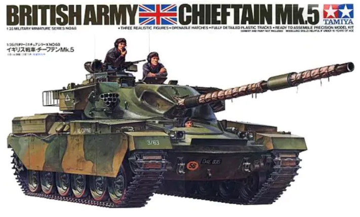 Tamiya 1/35 British Chieftain Mk. 5 Tank Kit 35068