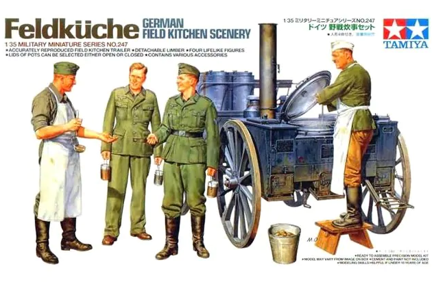 Tamiya 1/35 German Field Kitchen Scenery 35247