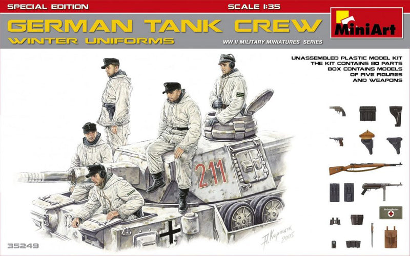MiniArt 1/35 German Tank Crew in Winter Uniform Special Edition 35249