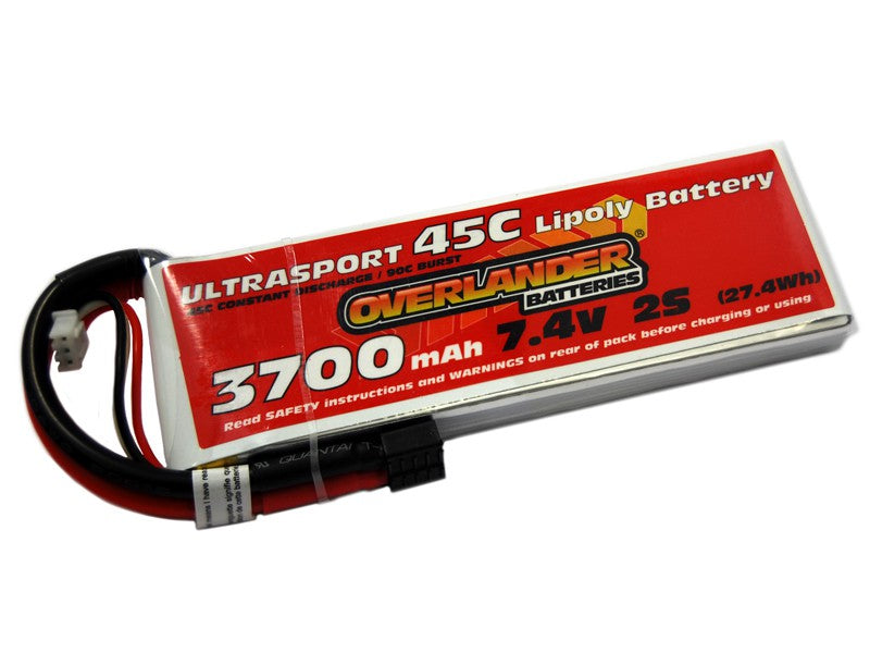 Overlander Ultrasport Extreme 3700mAh 2S 7.4V 50C Lipo Battery