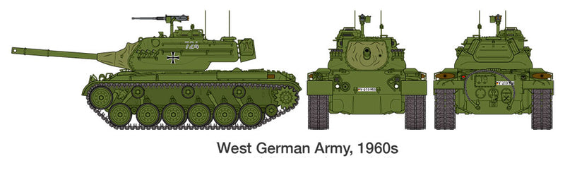 Tamiya 1/35 West German Tank M47 Patton 37028