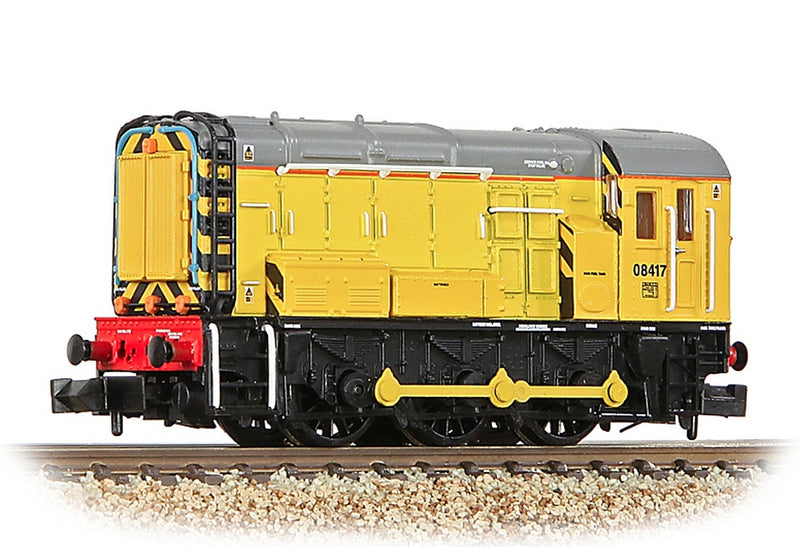 Farish 371-011 Class 08 08417 Network Rail Yellow