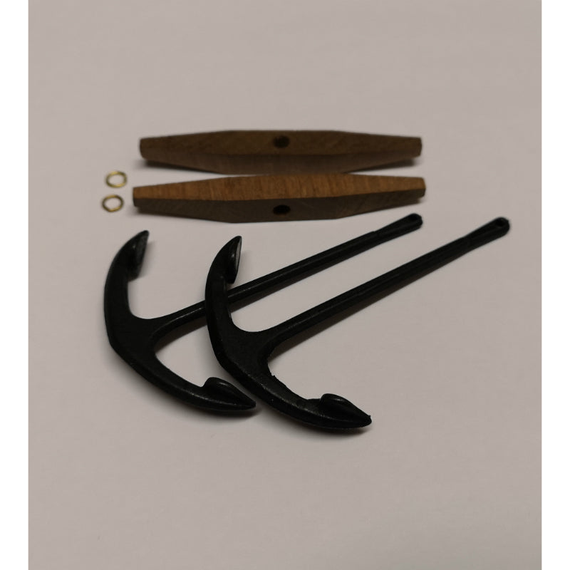 Mantua Wooden Stock Anchor 50x75mm 1:75