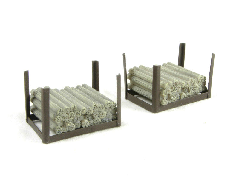 Bachmann Branchline 44-031 Hampton Heath colliery Woodstacks (two) Scenecraft range