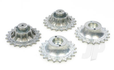 Tiger I/Panther Metal Drive Wheels (Pair)