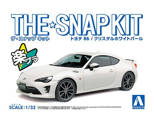 Aoshima 1/32 TOYOTA 86 (Crystal White Pearl) 1/32 scale 05418