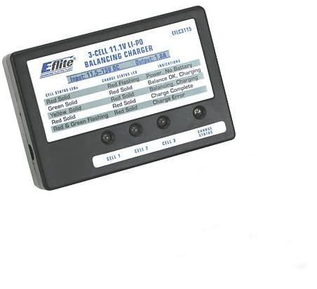 Second Hand 12v E-flite Balancing Charger for 11.1V 3S Lithium-polymer Batteries  - EFLC3115