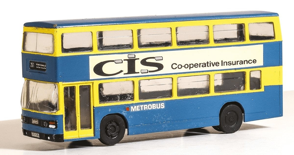 Modelscene 5502 Leyland Olympian Double Deck Bus - Metro Livery 00/H0
