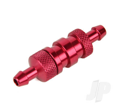 Fuel Filter Anodised Red