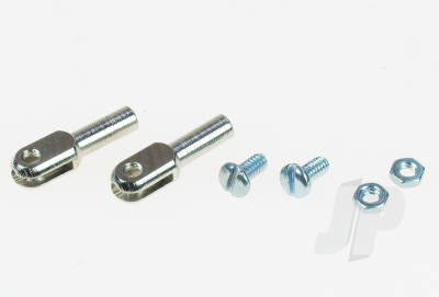 2 Steel Solder Rod Ends (4-40) DB303