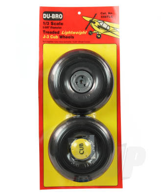 Dubro J3 1/3 scale wheels pair