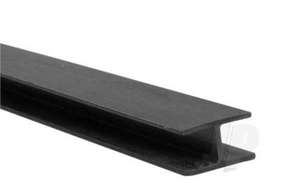 Carbon Fibre H Bar 13.0mm x 7.6mm x 1mt