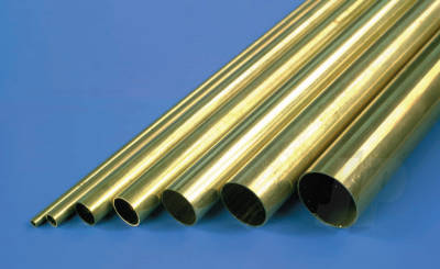 K&S 1/8 Round Brass Tube .014 Wall 36in  (KNS1145)