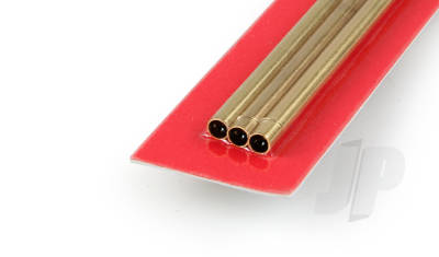 K&S 9836 4mm x .225mm Wall Brass Tube (300mm) (3)