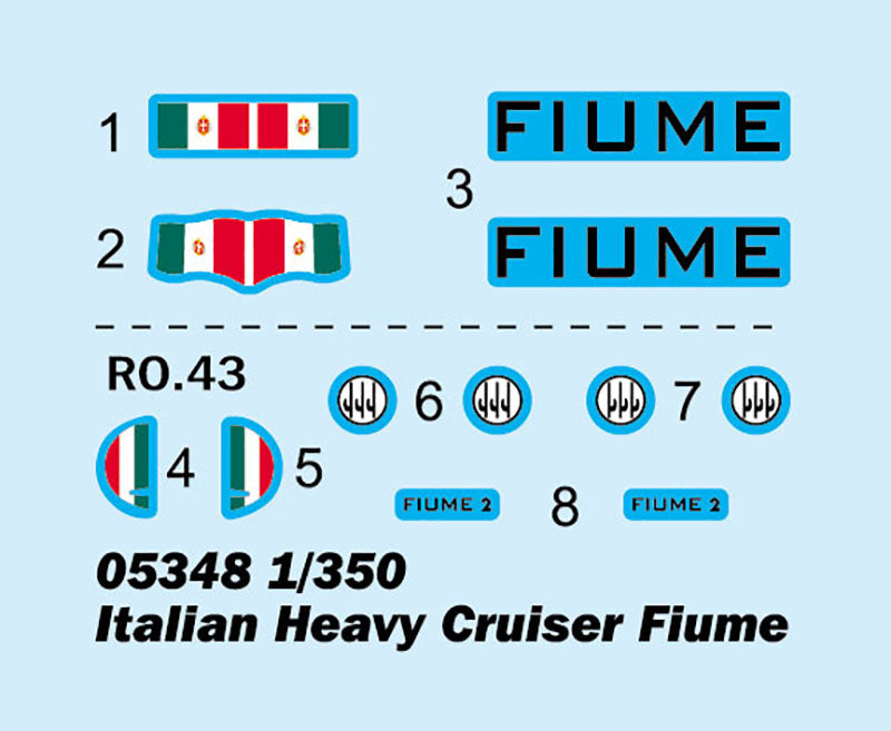 Trumpeter 1/350 Italian Heavy Cruiser Fiume 05348