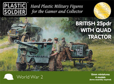 Plastic Soldier 15mm 25pdr and Morris Tractor Kit