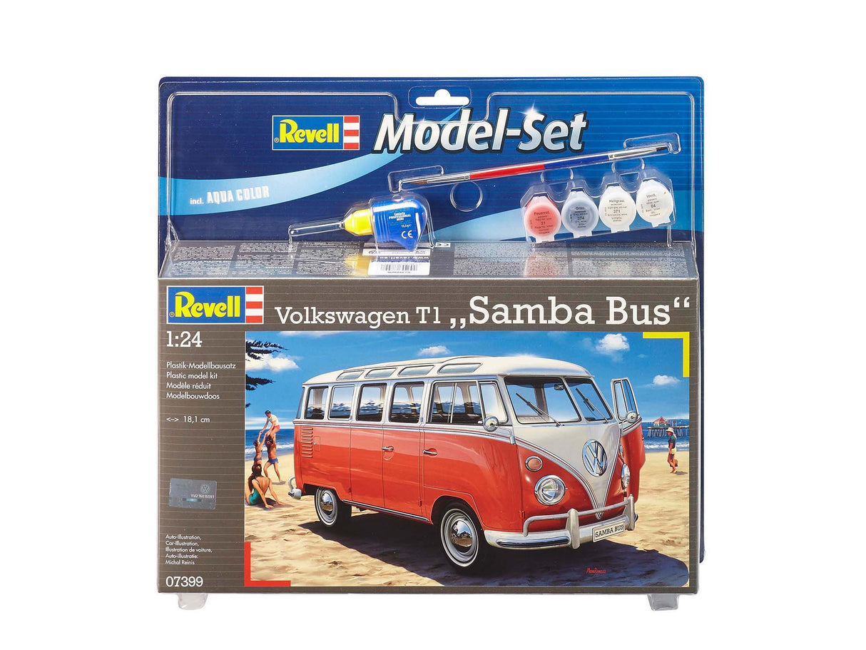 Model Set Volkswagen T1 Samba Bus 1:24