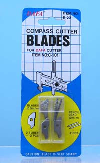 Compass Cutter Blades Pack 12