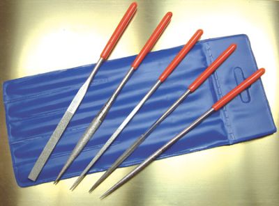 Expo 5pc Steel Standard Needle Files in Wallet