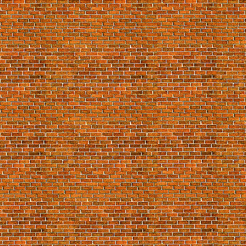 95100 BM007N Art Printers N Gauge Building Material Traditional Brick