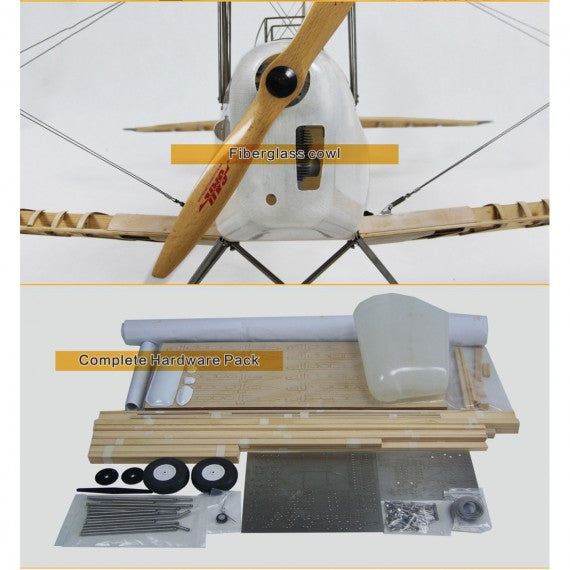 Value Planes DeHavilland DH82a Tiger Moth 1:3.8 scale kit