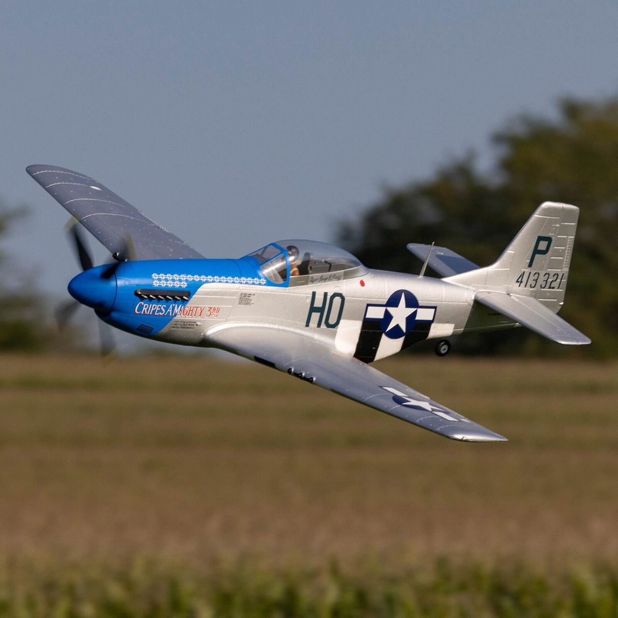 P-51D Mustang 1.2m PNP Cripes A Mighty 3rd Model