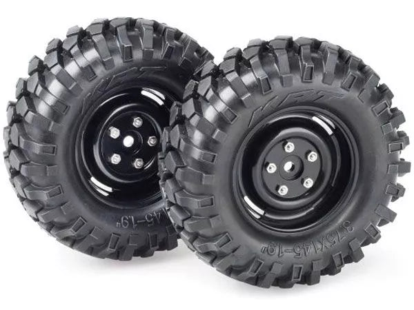 Fastrax Kong Crawler Tyre With .9 Scale Wheel 96mm (Black) - pair (BOX 56)
