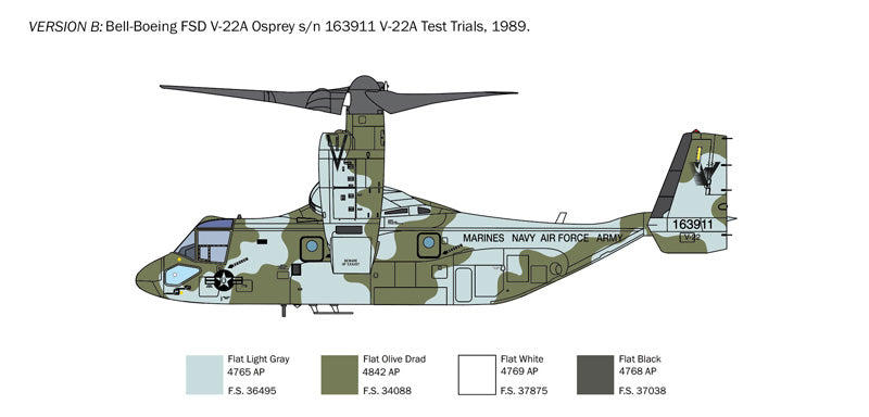 Italeri 1/72 V-22A Osprey 1463