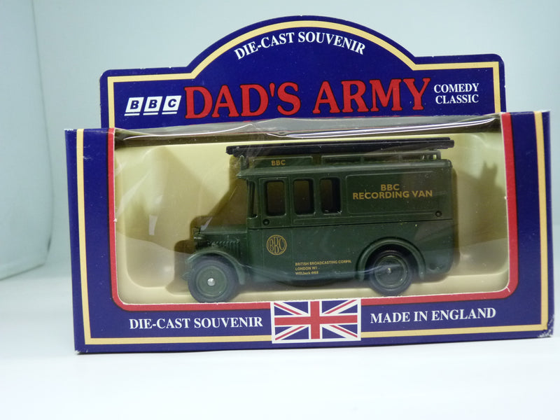 Lledo Limited Edition Dads Army Die Cast BBC Outside Boradcast Recording Dennis Limousine