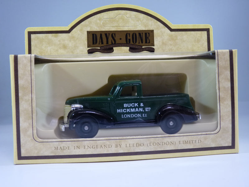 Lledo Limited Edition Days Gone Die Cast 1936 Chevrolet Pick-Up Buck and Hickman