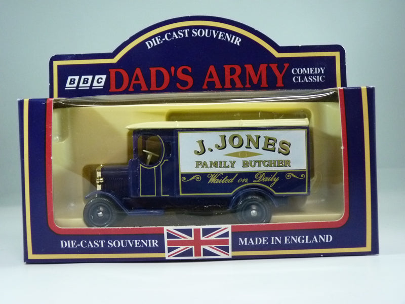 Lledo Limited Edition Dads Army Die Cast J. Jones Butchers Van 1935 Morris BB Box Van