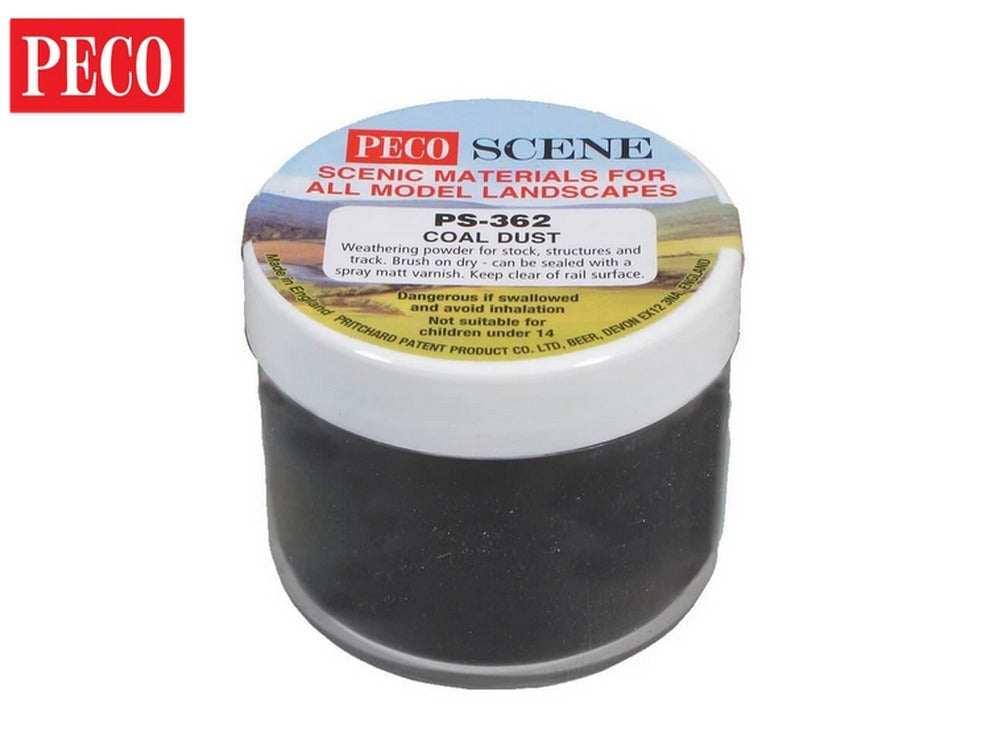 Peco PS-365 Weathering Powder - Road Surface / Tarmac
