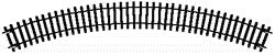 Hornby R605 Double Curve 1st Radius Track