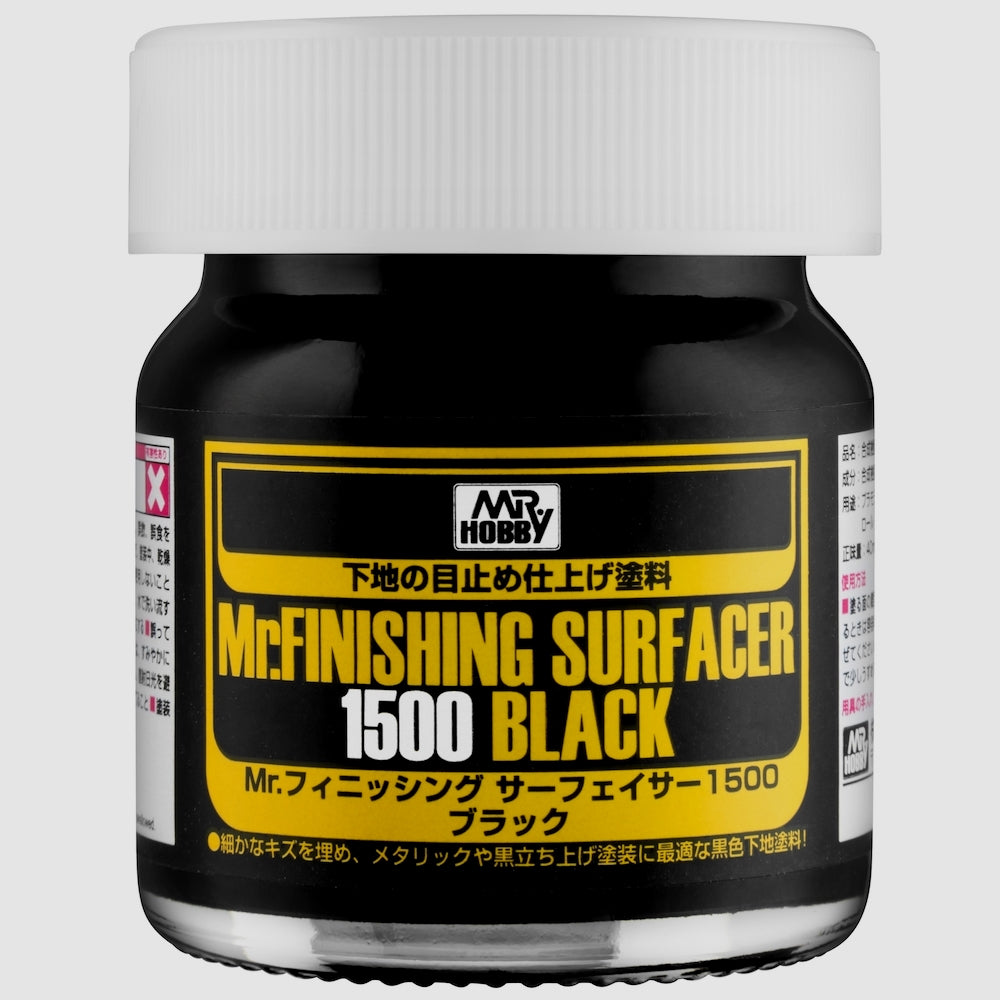 Mr Hobby Mr Finishing Surfacer 1500 Black SF288 - 40ml