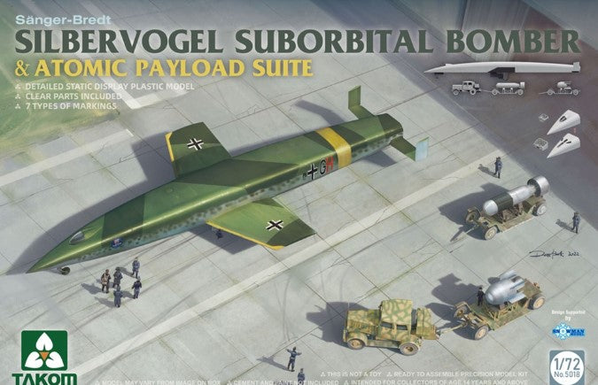 Takom 1/72 German Silbervogel Suborbital Bomber & Atomic Payload Suite 05018