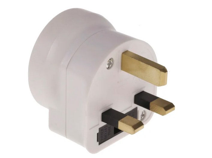 Europe to UK Travel Adapter - Rated At 13A - 240v