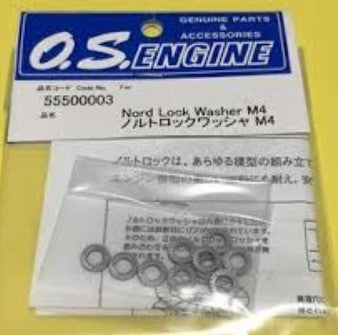 OS Engine Spares Nord Lock Washer M4 Pack of 10 (Box 51)