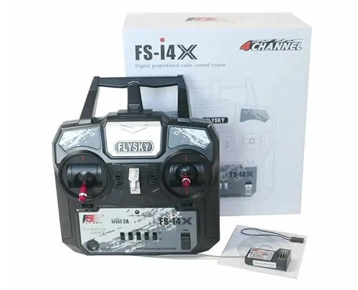 FLYSKY FS-I4X 4CH 2.4GHZ RADIO SYSTEM With A6 RECEIVER MODE 2