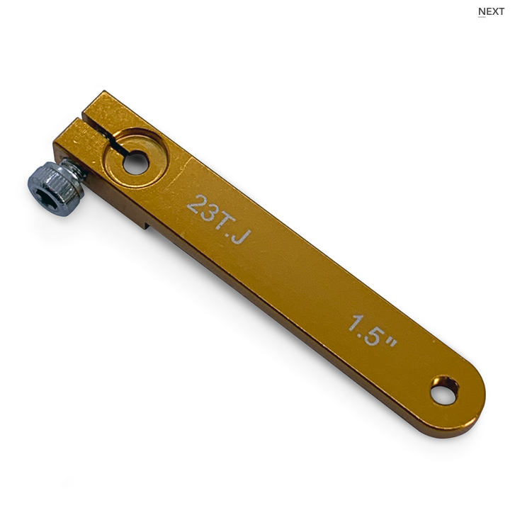 JR Aluminium Servo Arm 1.5in M3 (GOLD)