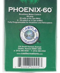 Castle Creations Phoenix-60 Brushless Electronic Speed Control
