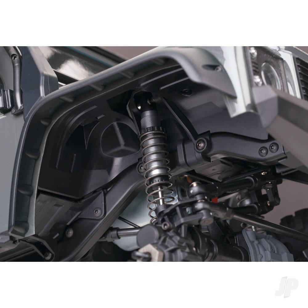 TRX-4 Land Rover Defender 1:10 4X4 Electric Trail Crawler with Winch - Sand (+ TQi 4-ch XL-5 HV Titan 550-Clipless Body))