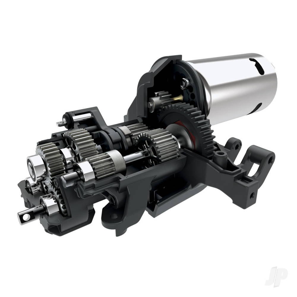 TRX-4 Land Rover Defender 1:10 4X4 Electric Trail Crawler with Winch - Sand (+ TQi 4-ch XL-5 HV Titan 550-Clipless Body))