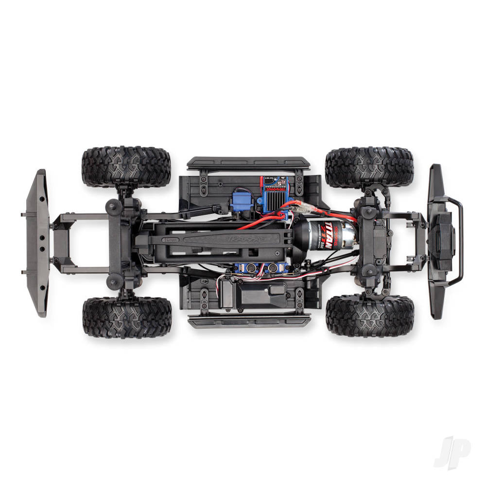 TRX-4 Land Rover Defender 1:10 4X4 Electric Trail Crawler with Winch - Sand (+ TQi 4-ch XL-5 HV Titan 550-Clipless Body))