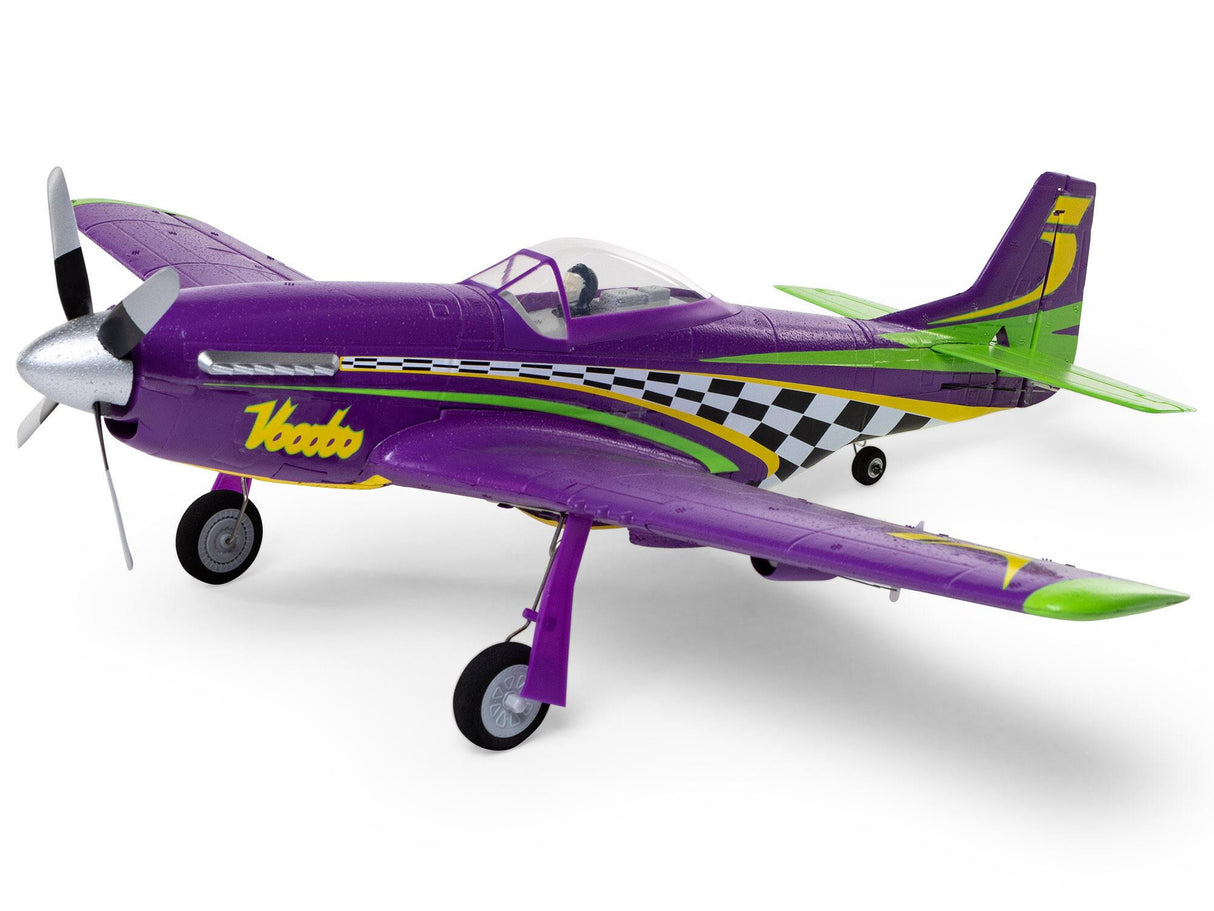 E-Flite UMX P-51D Voodoo BNF Basic with AS3X and SAFE Select Slight mark on topside of wing Used