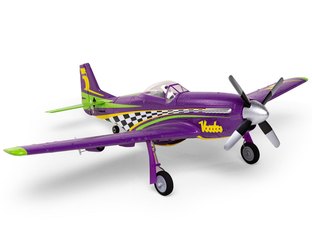 E-Flite UMX P-51D Voodoo BNF Basic with AS3X and SAFE Select Slight mark on topside of wing Used
