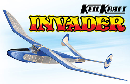 Keil Kraft Invader Kit - 40 Inch Free-Flight Towline Glider